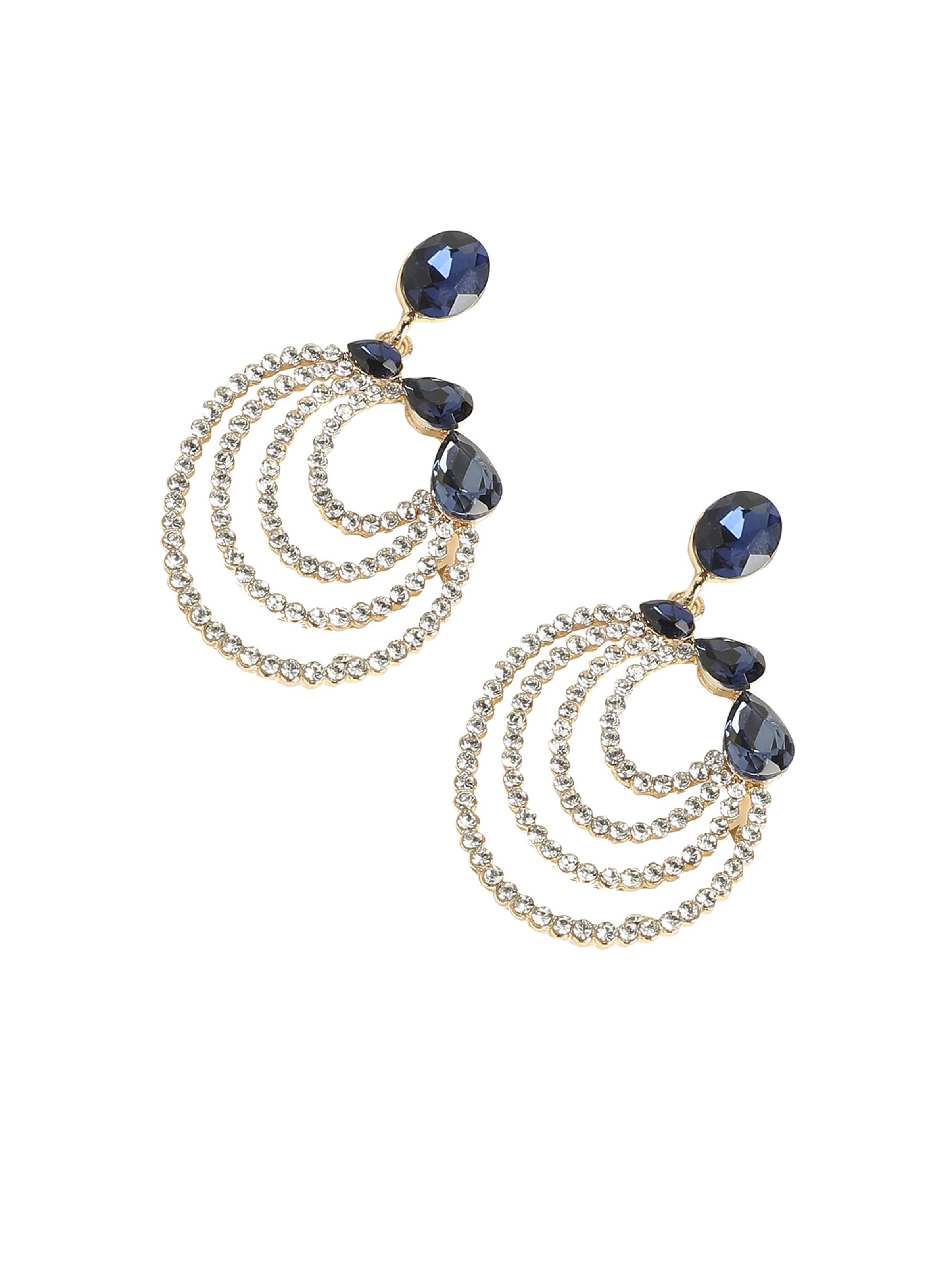 SOHI Örhängen ' Tamana ' i silver: framsida