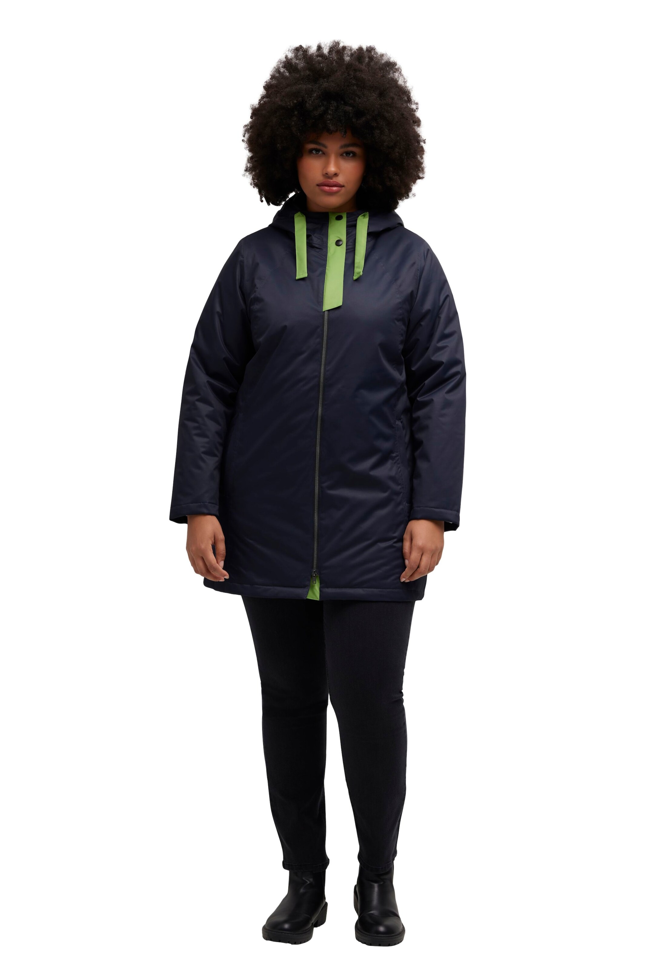 Ulla Popken Performance Jacket in Blue