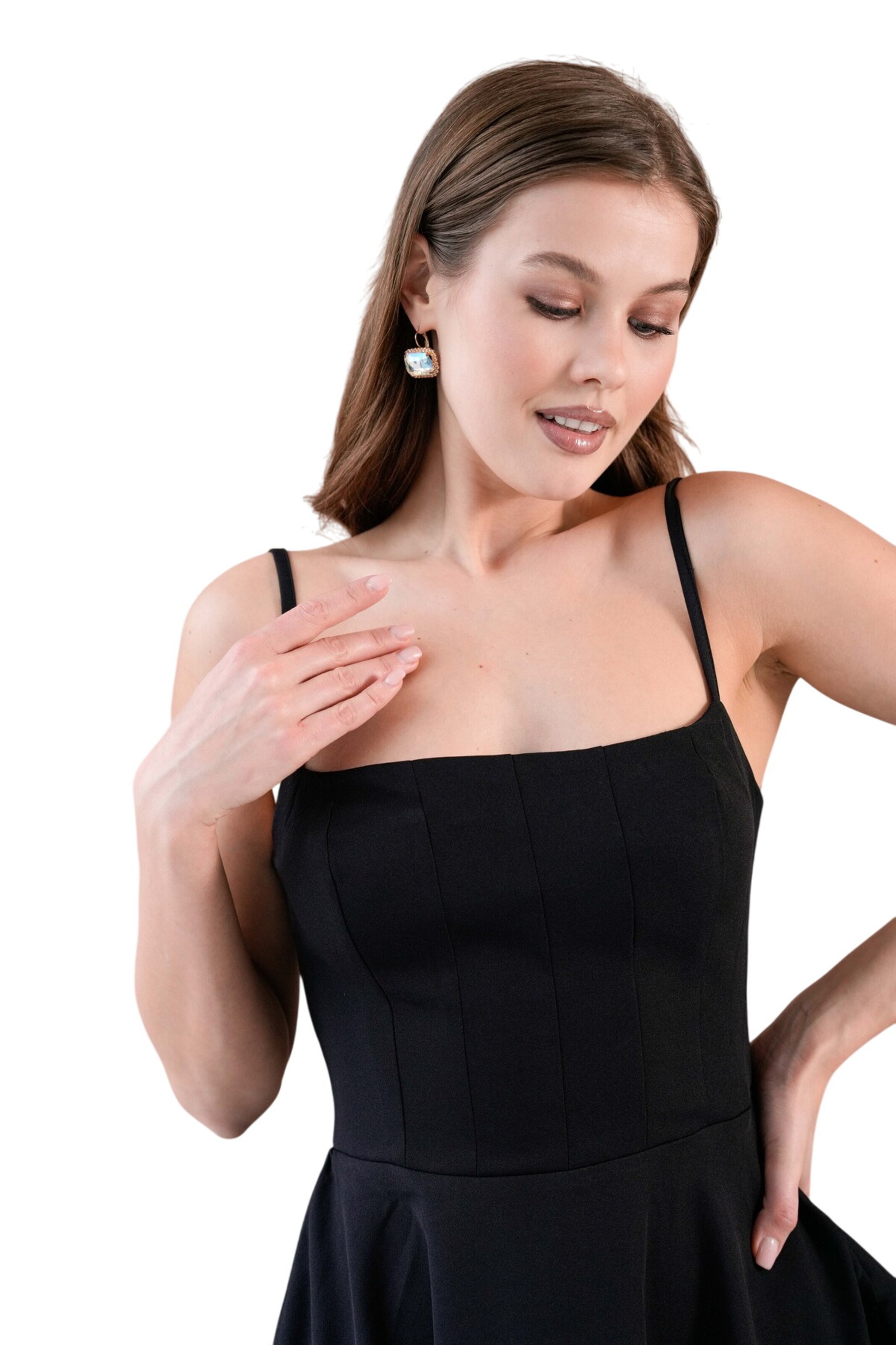 WOMAN VISION Kleid in Schwarz