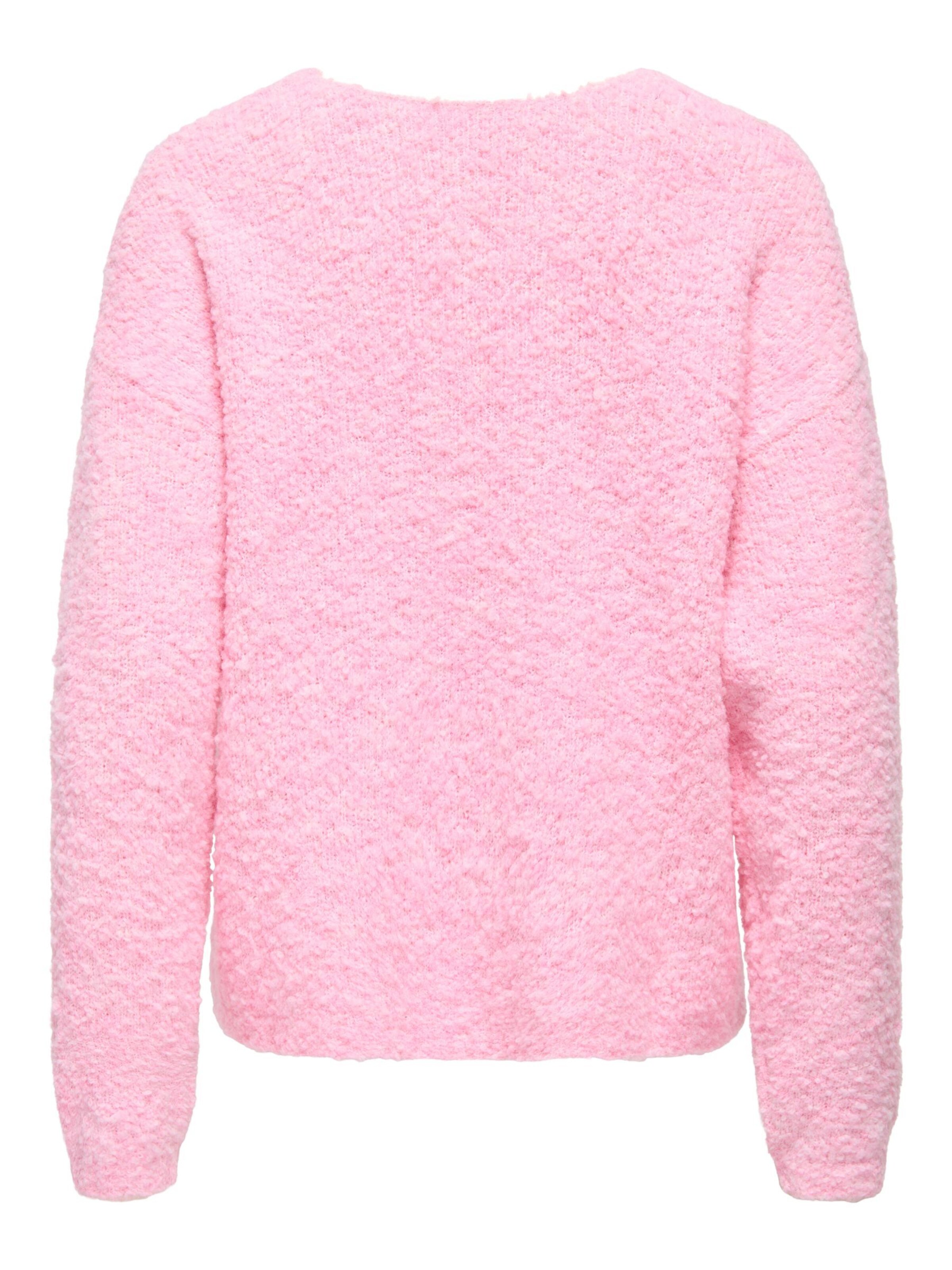 JDY Sweater 'JDYBitten' in Pink