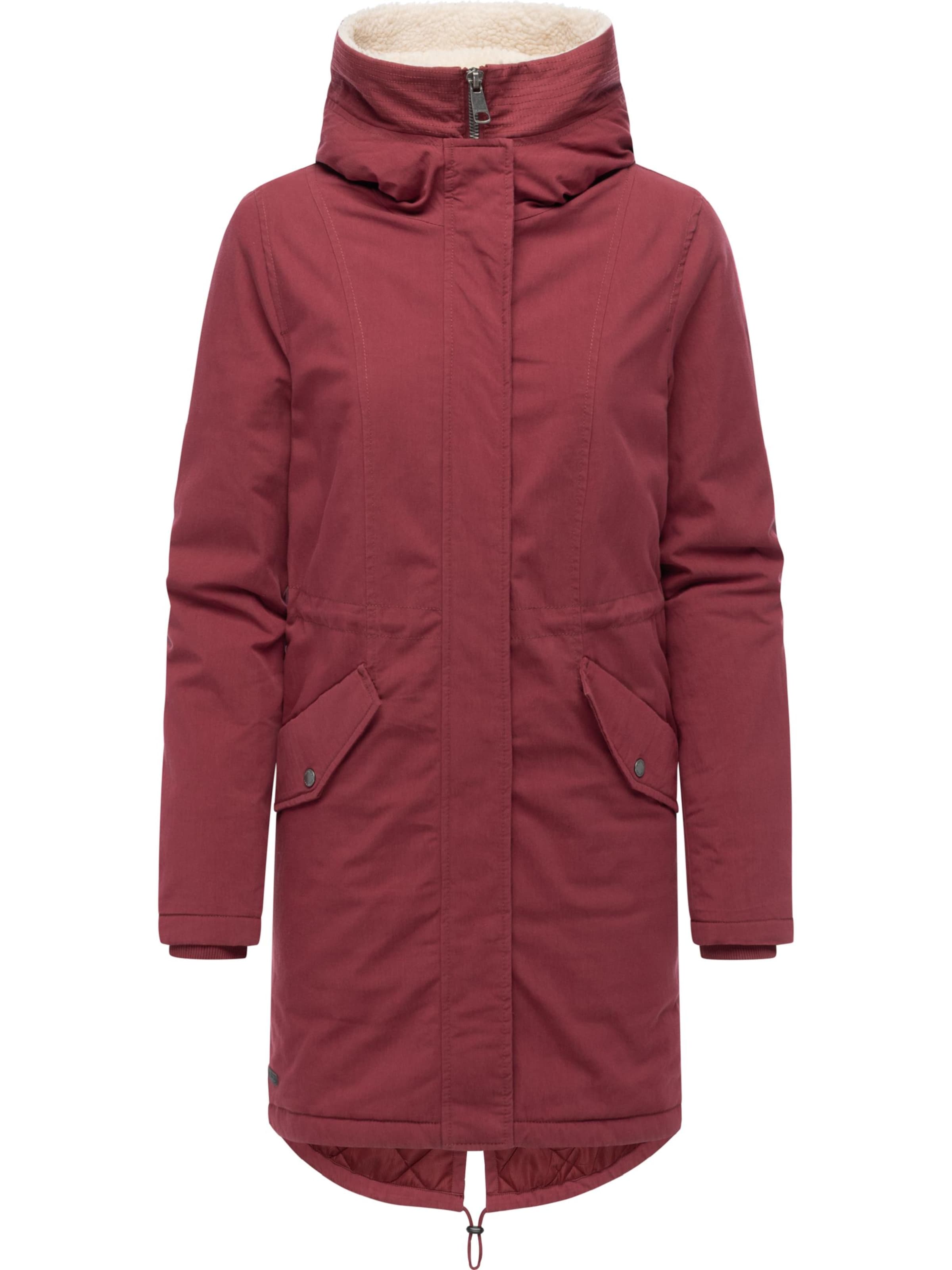 Ragwear Parka 'Coogle' in Rot: Vorderseite