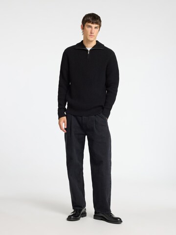 SELECTED Trui 'SLHLand' in Zwart