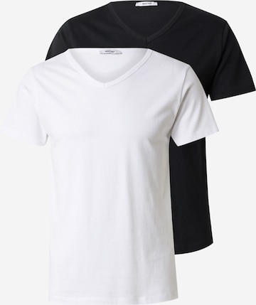 juoda ABOUT YOU Marškinėliai 'Rasmus': priekis