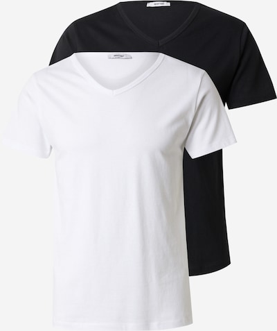 Marškinėliai 'Rasmus' iš ABOUT YOU, spalva – juoda / balta, Prekių apžvalga