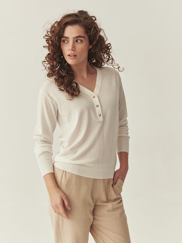 Pullover 'TELLA' di TATUUM in bianco: frontale