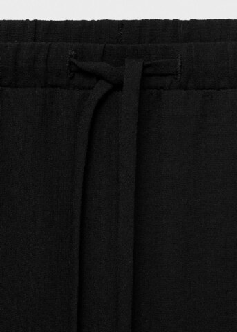 MANGO Wide Leg Bukser 'RIGA' i sort
