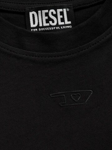 T-shirt 'T-REG-CR-1 CROPPED' DIESEL en noir