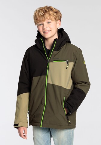 KILLTEC Outdoor jacket in Green: front