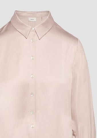 s.Oliver BLACK LABEL Блузка в Ярко-розовый