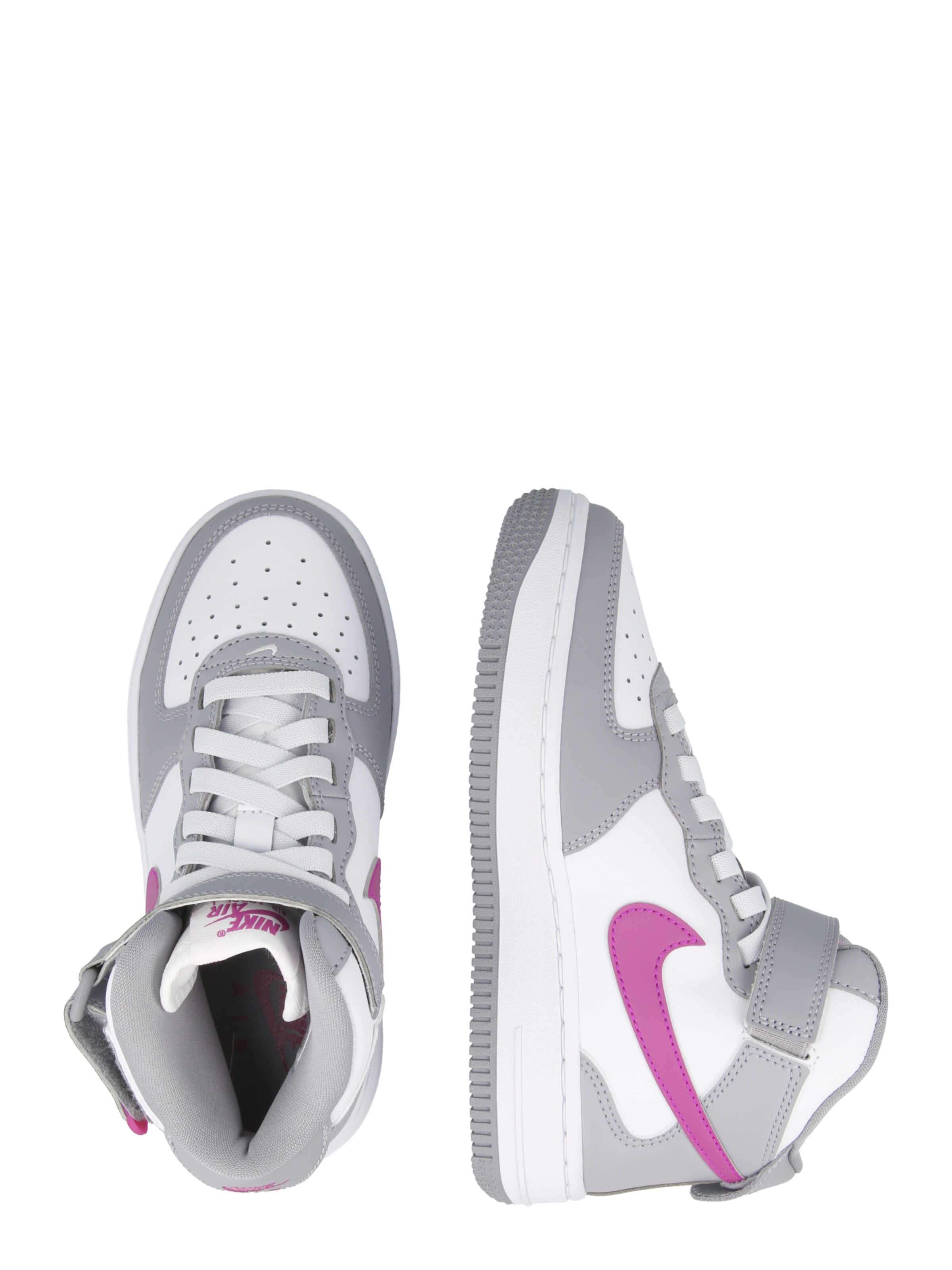Nike Sportswear Sneakers 'Air Force 1 Mid EasyOn' in Grijs | ABOUT YOU