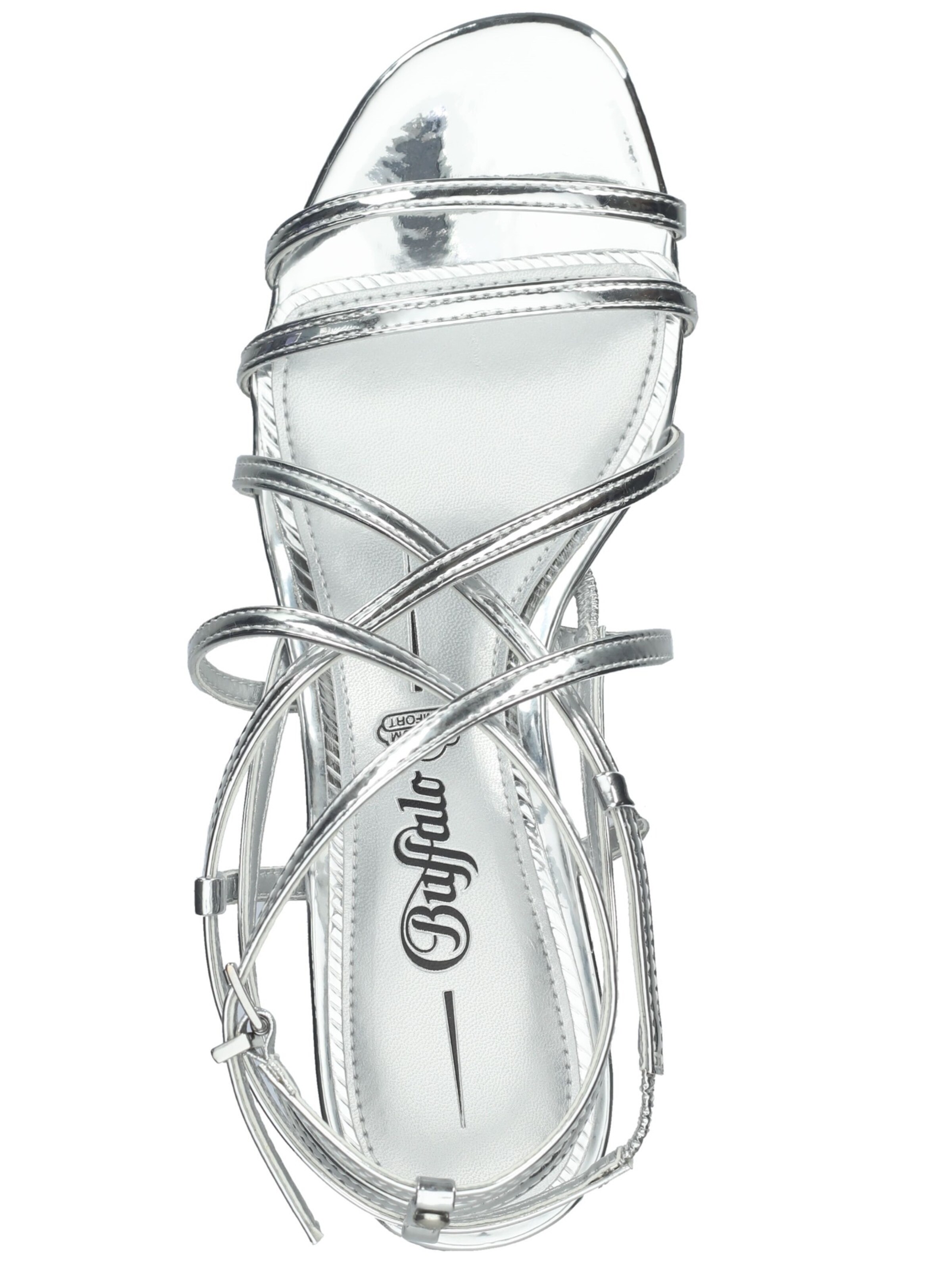 BUFFALO Sandalen met riem in Zilver