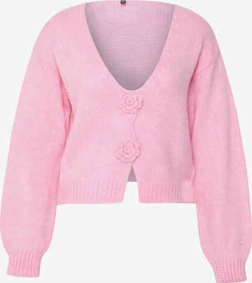 Cardigan Trendyol en rose : devant