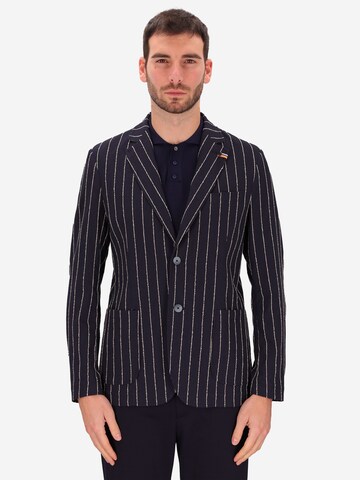 Distretto12 Regular fit Colbert 'Paco' in Blauw: voorkant