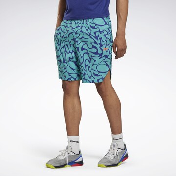 Reebok Regular Sports trousers in Blue: front