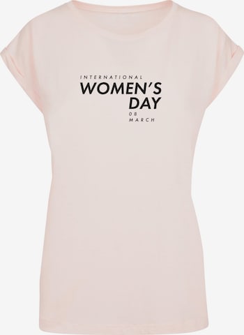 Maglietta 'WD - International Women's Day 3' di Merchcode in rosa: frontale