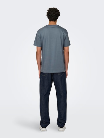 Only & Sons Shirt 'MAX' in Blau