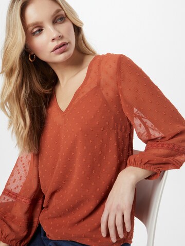 ABOUT YOU Blouse in Brown