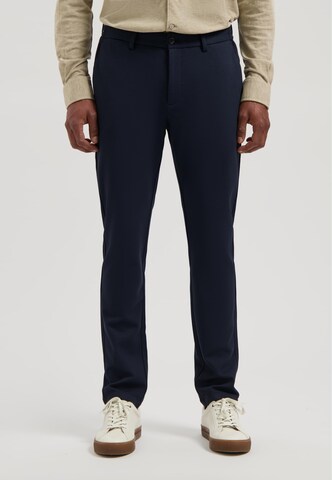 Coupe slim Pantalon chino 'Lancaster' Dstrezzed en bleu : devant