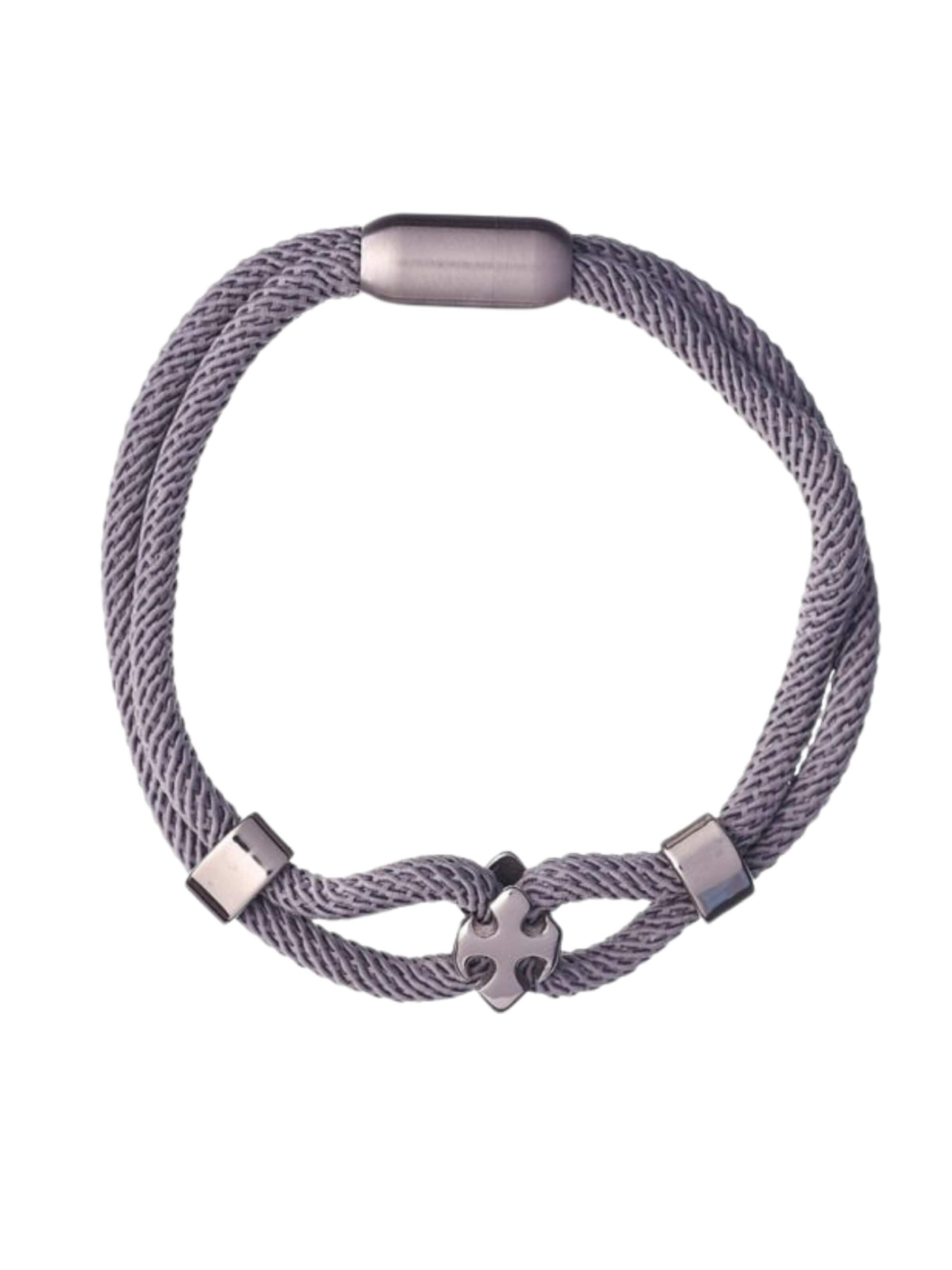 THE GEM STORIES JEWELRY Armband in Grijs: voorkant