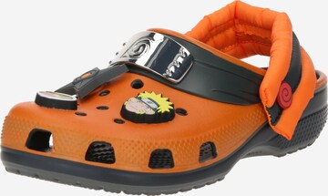 Chaussures ouvertes 'Naruto Classic' Crocs en orange : devant