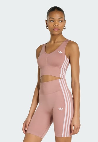 Bustino Reggiseno 'Essentials' di ADIDAS ORIGINALS in rosa: frontale