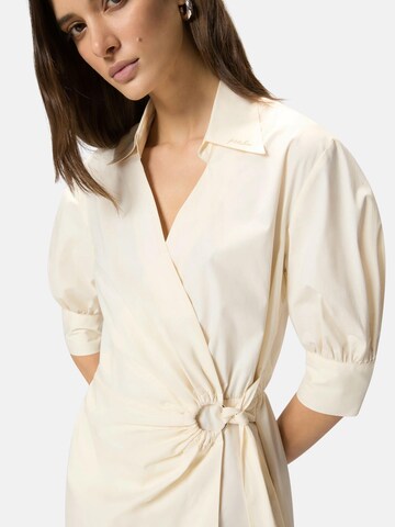 PINKO Kleid 'PINKO ALINE ABITO COMFORT POPELINE ABITO' in Weiß