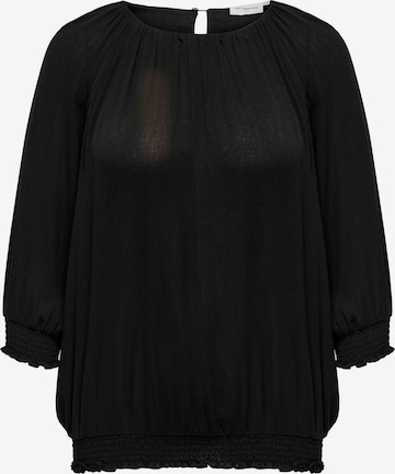 ONLY Carmakoma Blouse in Zwart: voorkant