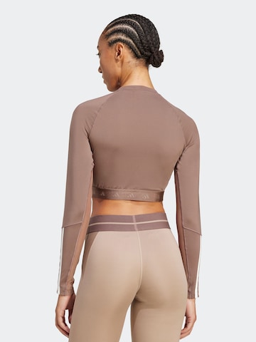 T-shirt fonctionnel 'HYPERGLAM' ADIDAS PERFORMANCE en marron