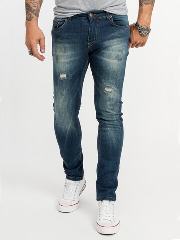 Rock Creek Slim fit Jeans in Blue: front