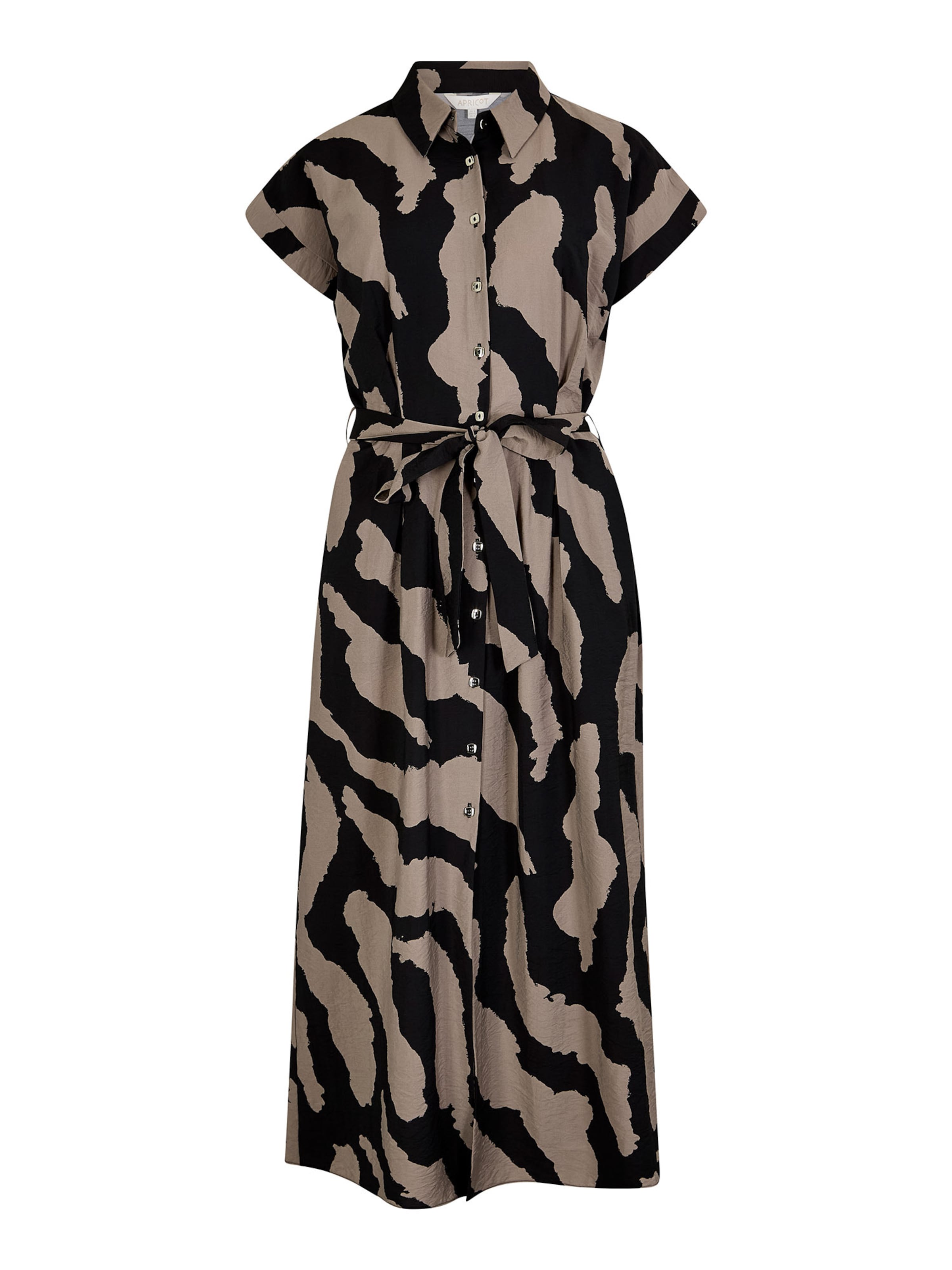 Robe ' ' Apricot en gris : devant