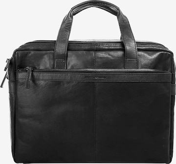 Mallette Spikes & Sparrow en noir : devant