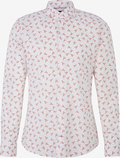 JOOP! Overhemd 'Pai' in de kleur Oranje / Wit, Productweergave