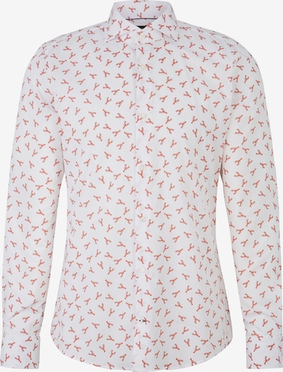 JOOP! Chemise 'Pai' en orange / blanc, Vue avec produit