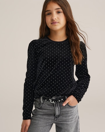 WE Fashion Shirt in Black: front