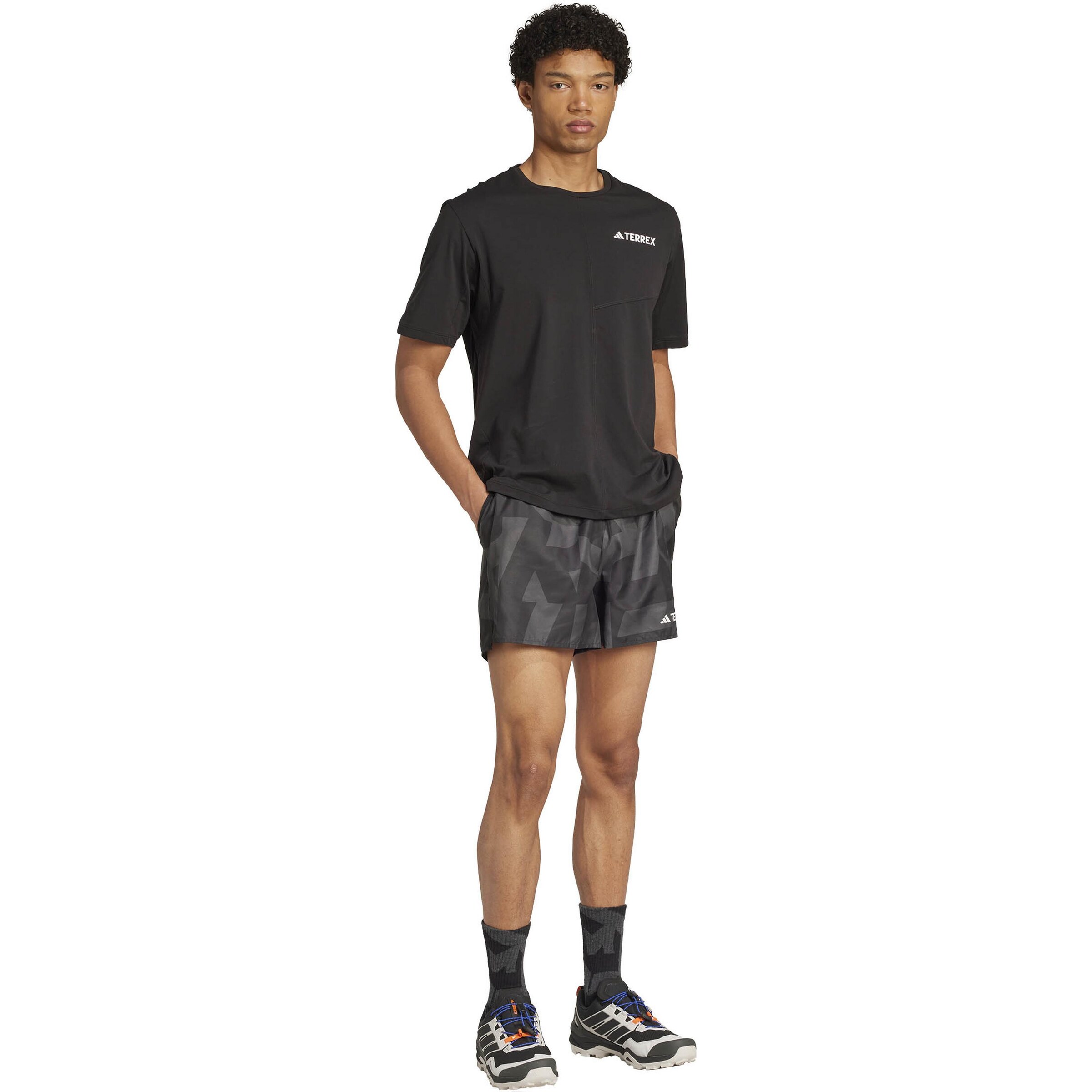 ADIDAS TERREX Regular Workout Pants in Grey