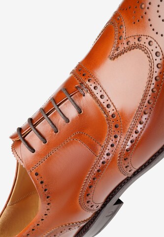 Henry Stevens Lace-Up Shoes 'Winston FBO' in Brown