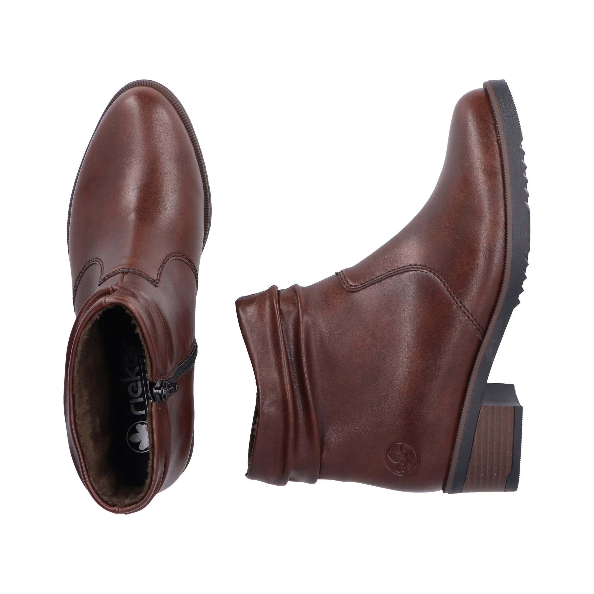 Rieker Členkové čižmy - Hnedá