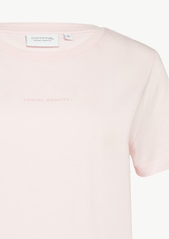 T-shirt comma casual identity en rose