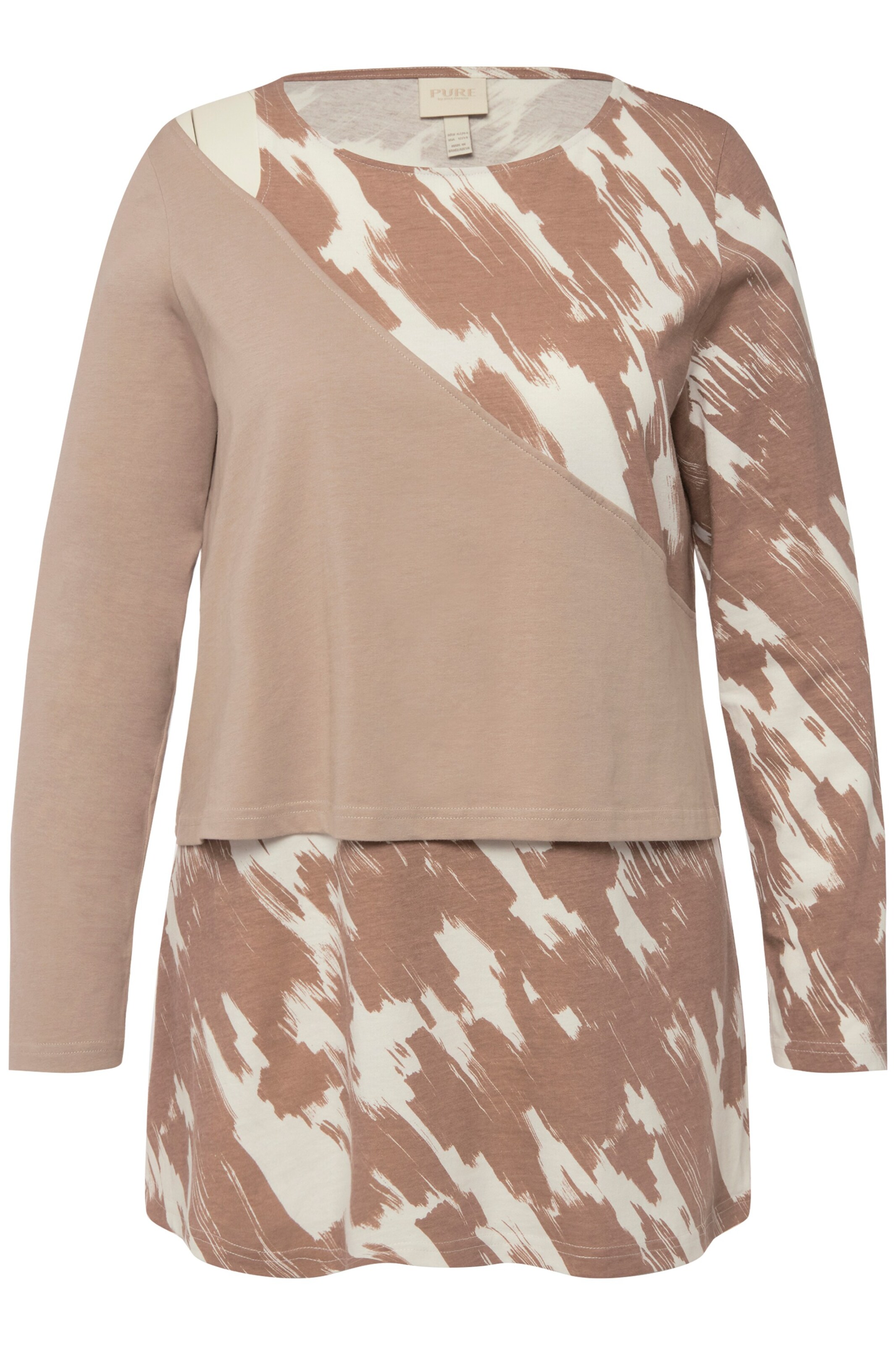 Ulla Popken Shirt in Beige: front