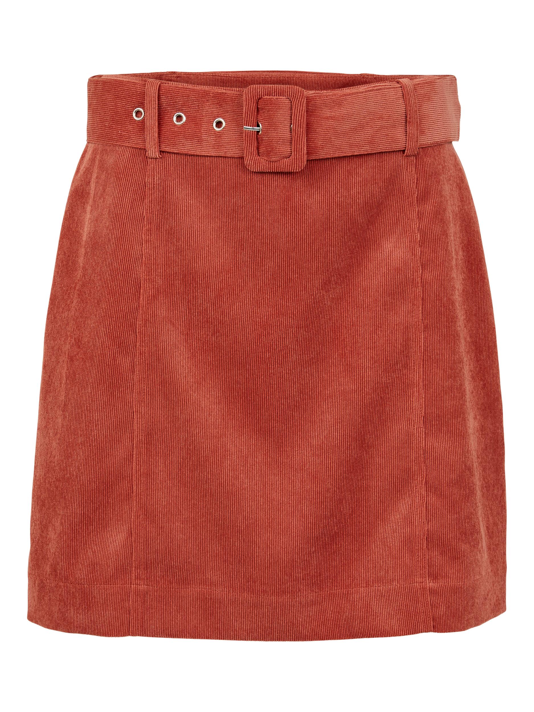VILA Spódnica w kolorze Rdzawobrązowym 