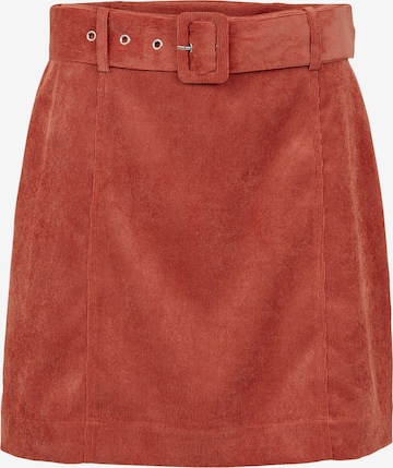 VILA Skirt 'Adela' in Brown: front