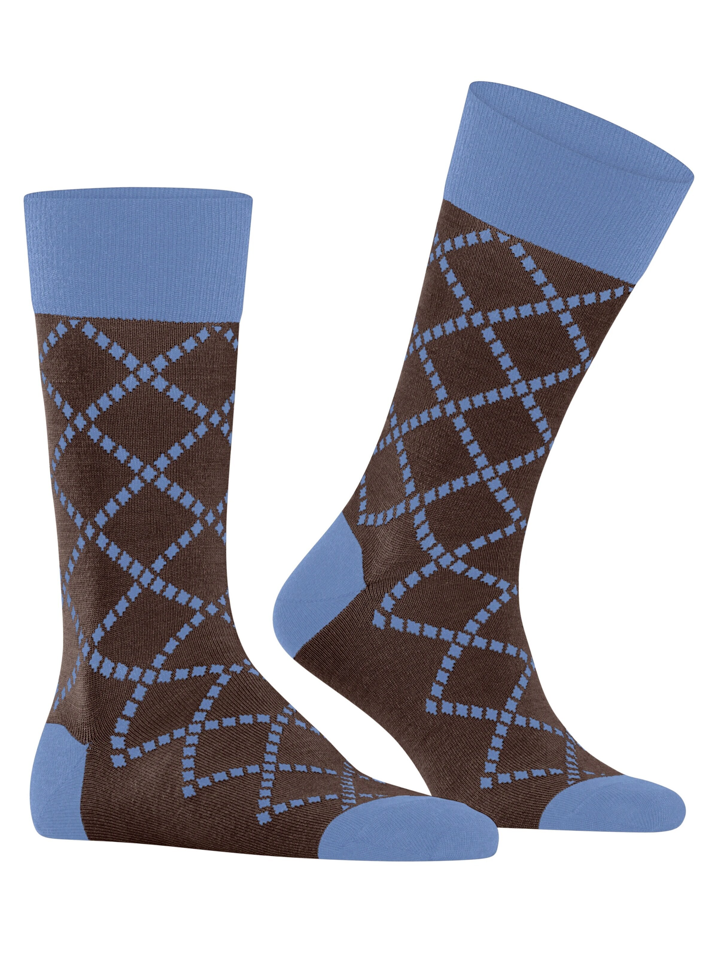 BURLINGTON Socks 'Ferry Road' in Brown