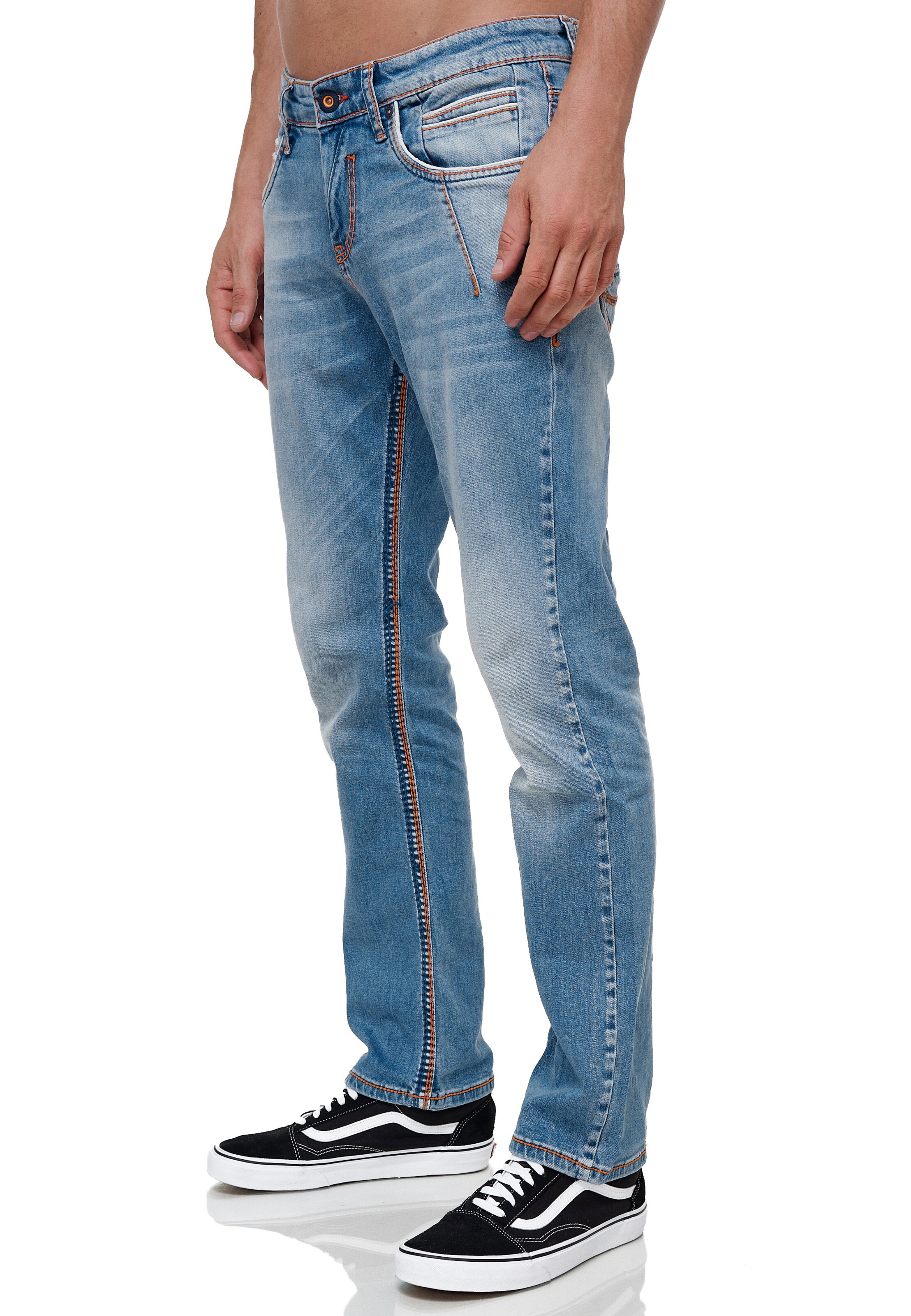 Rusty Neal Regular Jeans in Blauw