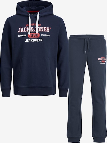 JACK & JONES Sweatsuit 'STAMP' in Blue: front
