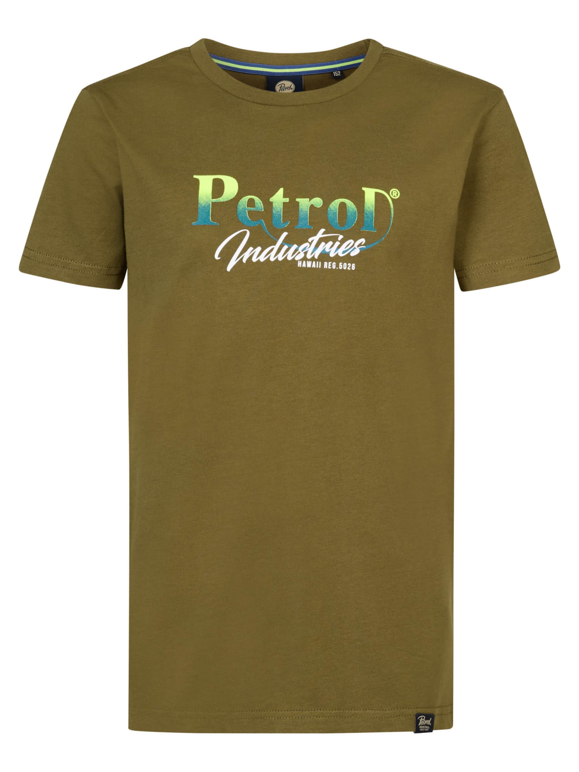 Petrol Industries Shirt 'Breezeway' in Green: front