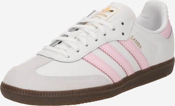 Baskets 'SAMBA' ADIDAS ORIGINALS en blanc : devant