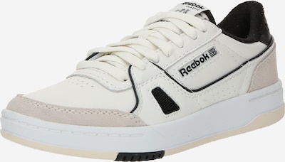 Reebok Låg sneaker 'LT COURT' i beige / svart / vit, Produktvy