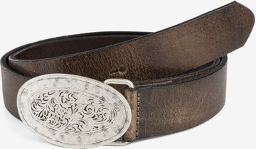 Der Trachtler Belt 'Used' in Brown: front