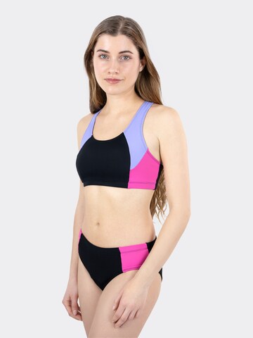 MYLILY Bikini 'Teens Perioden Bikini Hose Sportiv | Pink'‌‌‌‌‌ in Schwarz: Vorderseite