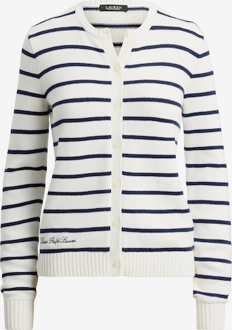 Lauren Ralph Lauren Strickjacke in Weiß: Vorderseite